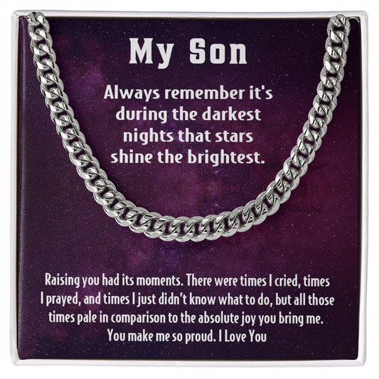 My Son | You make me so proud - Cuban Link Chain